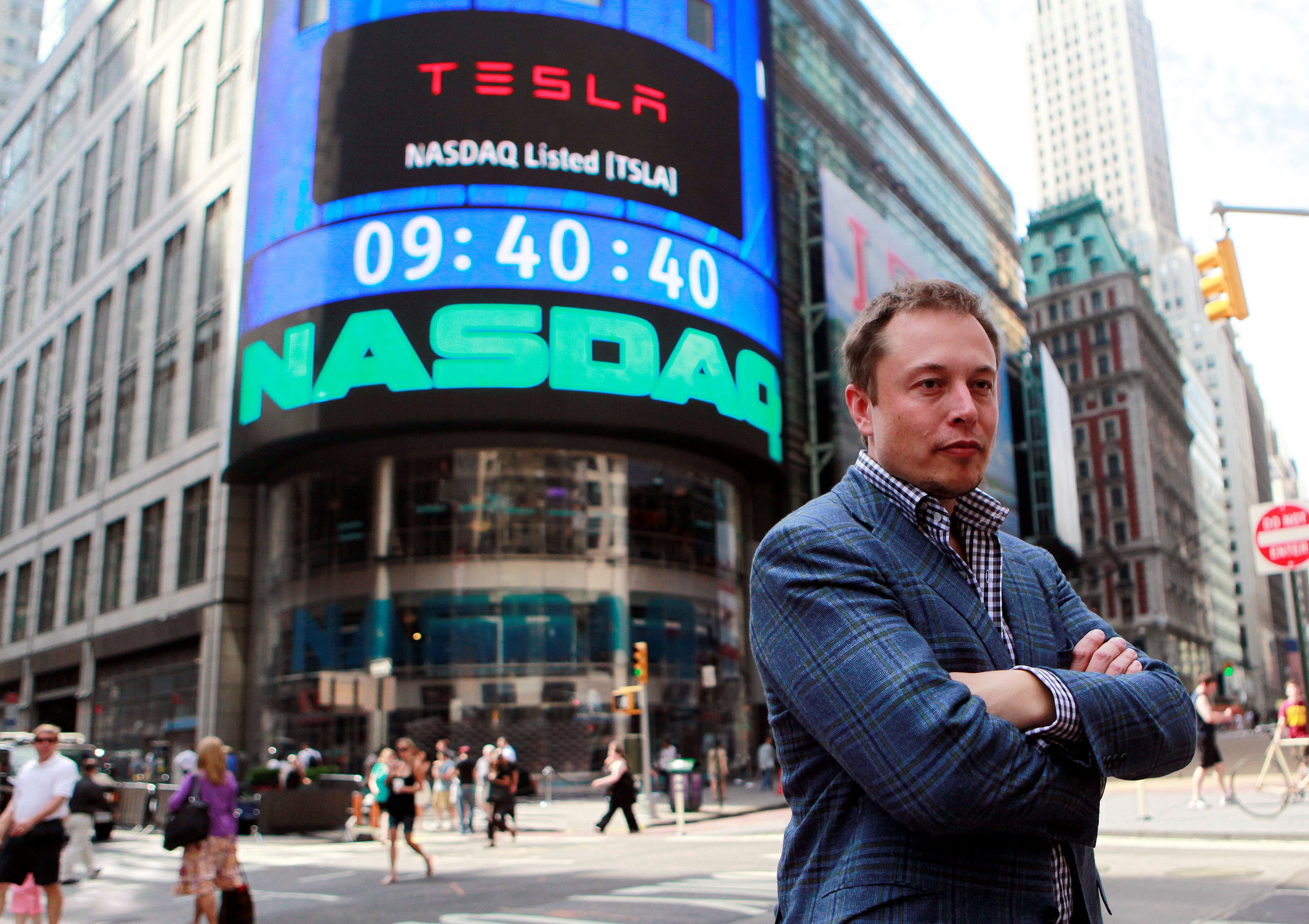 Elon Musk, el rey del Nasdaq. El valor de Tesla aumentó 787% en 2020, para cerrar en USD 669.000 millones REUTERS/Brendan McDermid/File Photo
