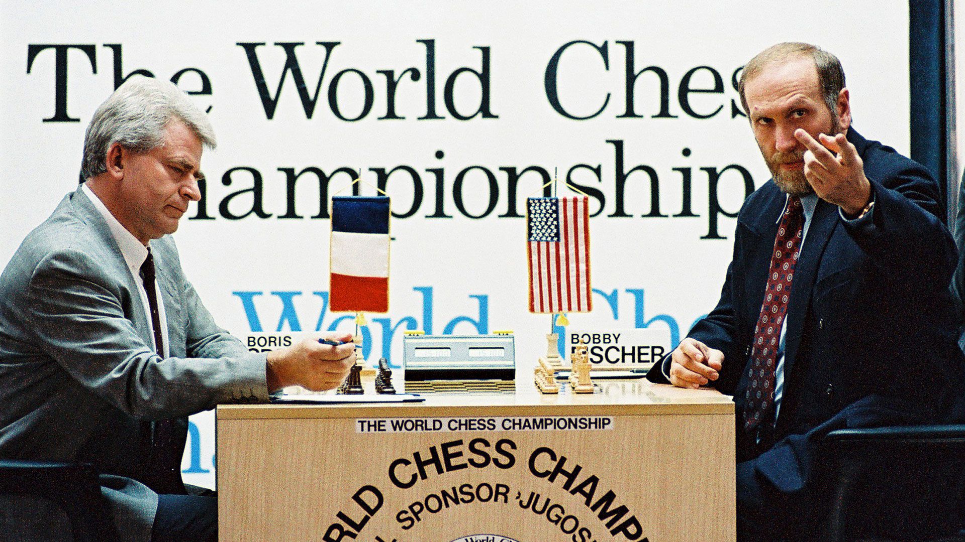 Bobby Fischer vs Spassky Sveti Stefan Montenegro 1992