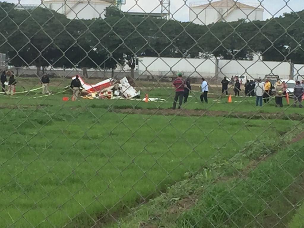 avioneta accidente Sinaloa (Foto: Twitter@campomartemx)