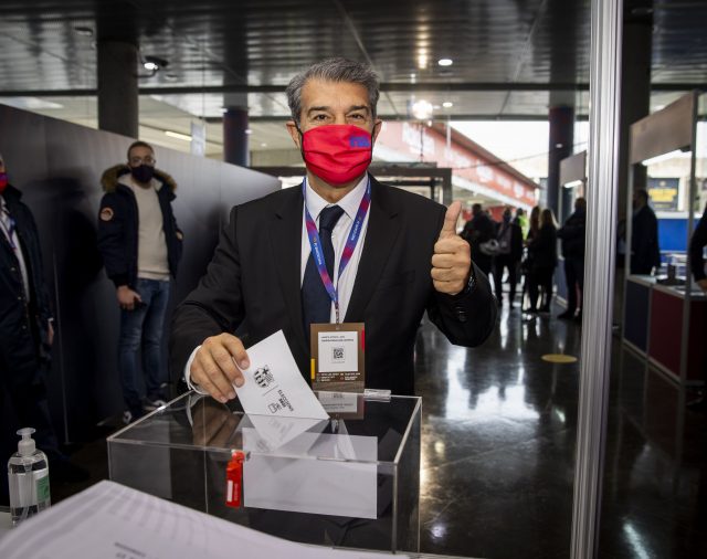 Joan Laporta ganó las elecciones y es el nuevo presidente del Barcelona