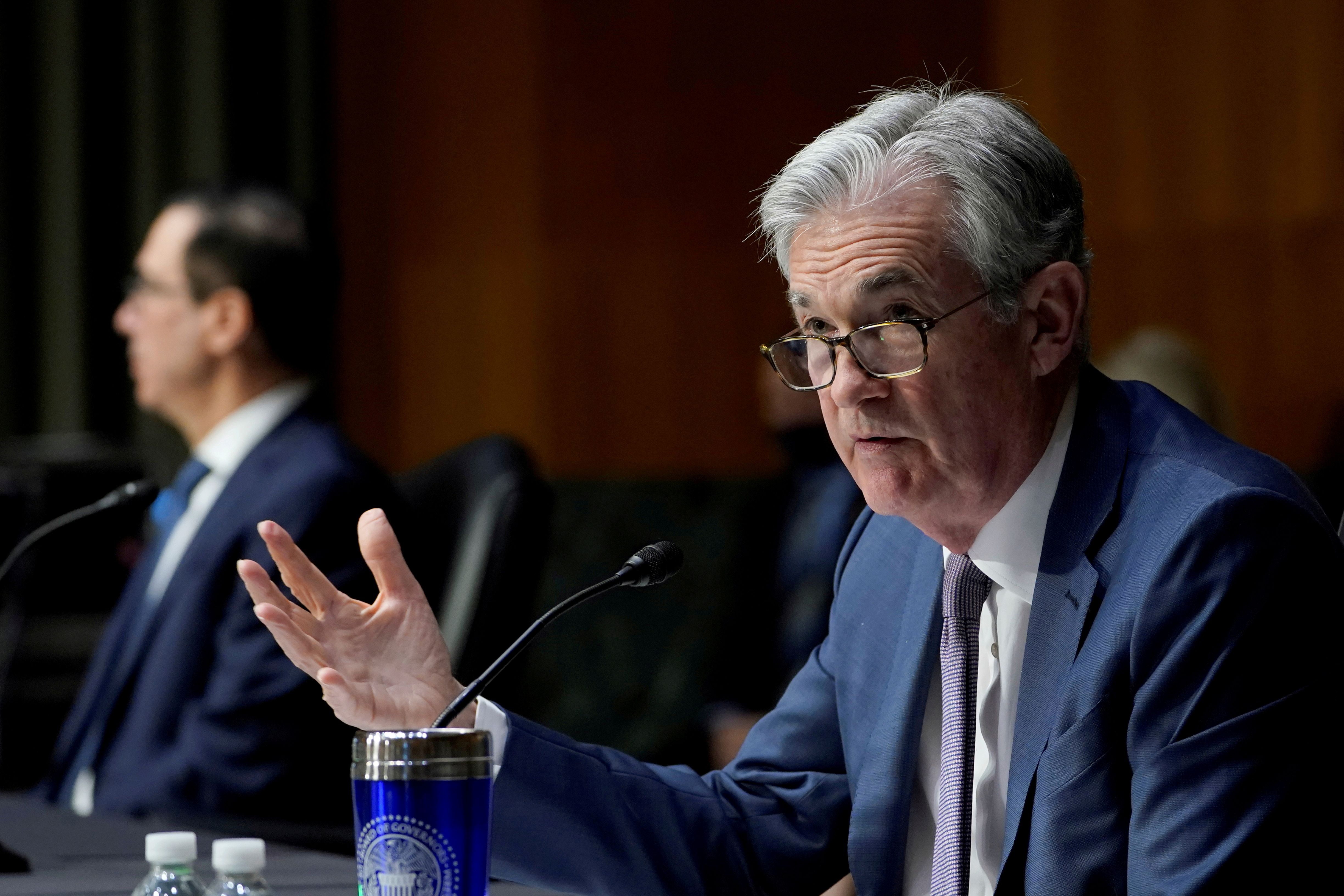 Jerome Powell, presidente de la Fed de EEUU. (Reuters)