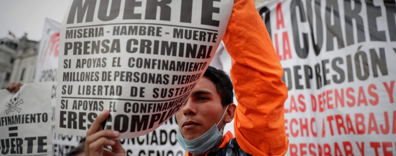 Perú, un año de tormenta perfecta: pandemia, recesión y feroz crisis política