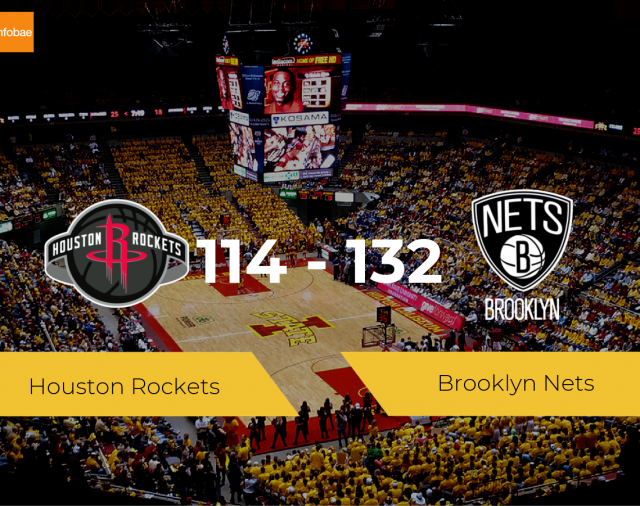 Triunfo de Brooklyn Nets ante Houston Rockets por 114-132