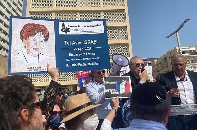 El Centro Simon Wiesenthal participó en las protestas por Sarah Halimi y denunció los casos de crímenes antisemitas impunes en Francia
