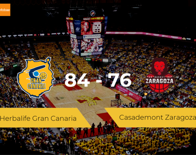 El Herbalife Gran Canaria se hace con la victoria contra el Casademont Zaragoza por 84-76