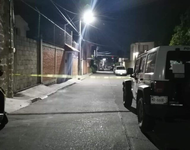 Ejecutaron a tres hombres en la colonia Bugambilias de Jiutepec, Morelos