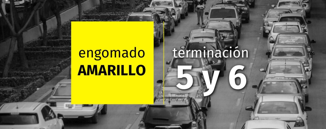Este lunes 24 de mayo no circulan los autos con engomado amarillo en CDMX y Edomex