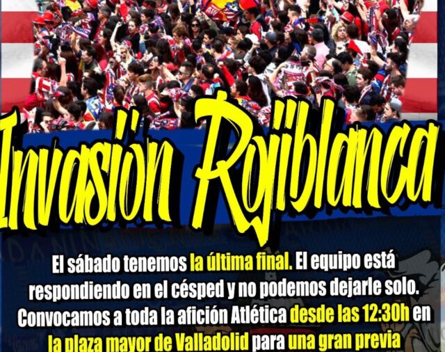 Fútbol.- El Frente Atlético convoca una concentración de aficionados en Valladolid el sábado antes del duelo en Zorrilla