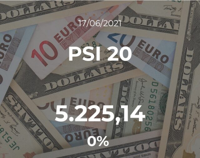 Cotización del PSI 20: el índice mantiene sus valores en la sesión del 17 de junio