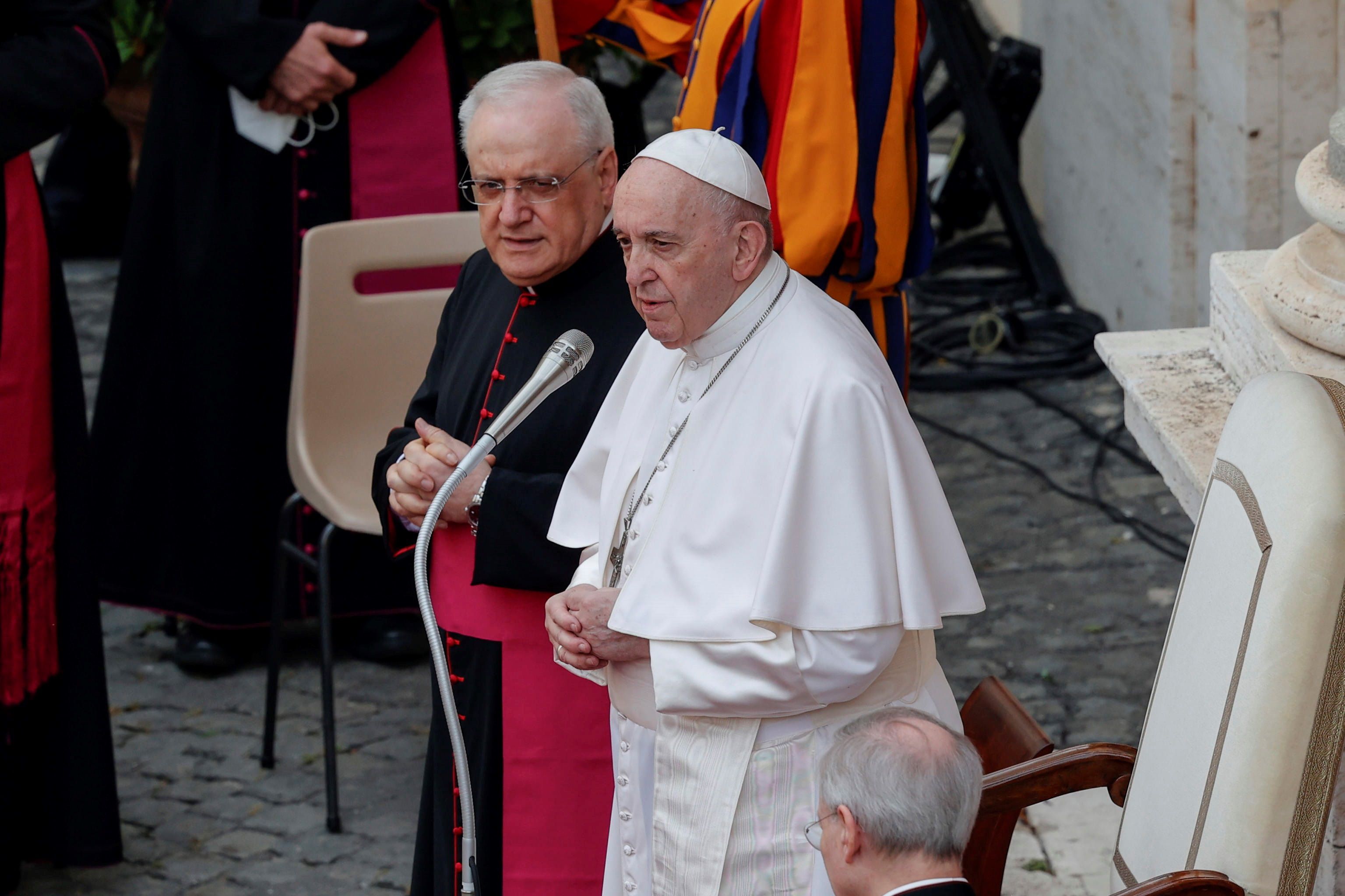 El papa Francisco en el Vaticano. EFE/EPA/GIUSEPPE LAMI 