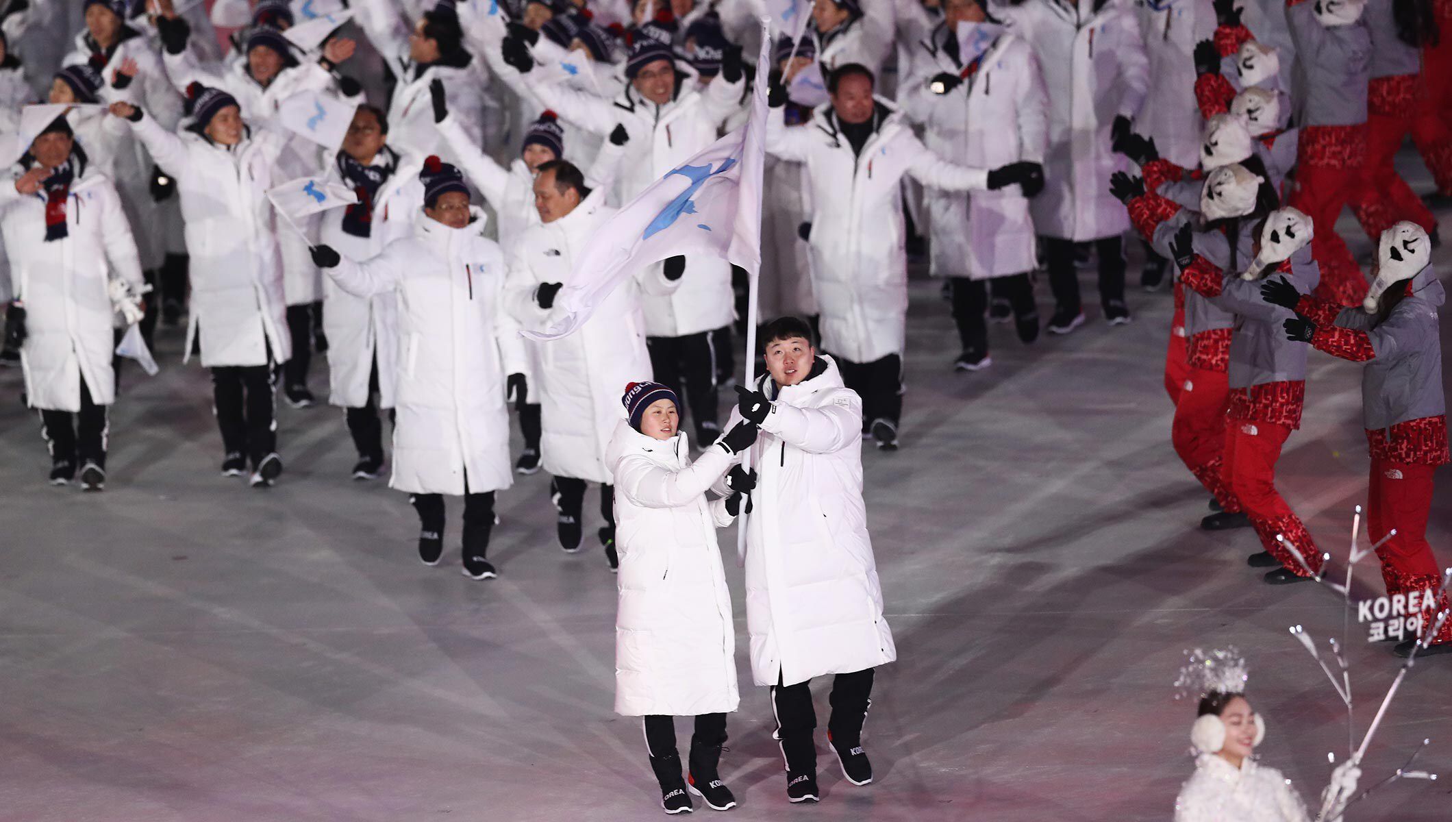 Unified Korea Team 2018 Olympic Opening Ceremony