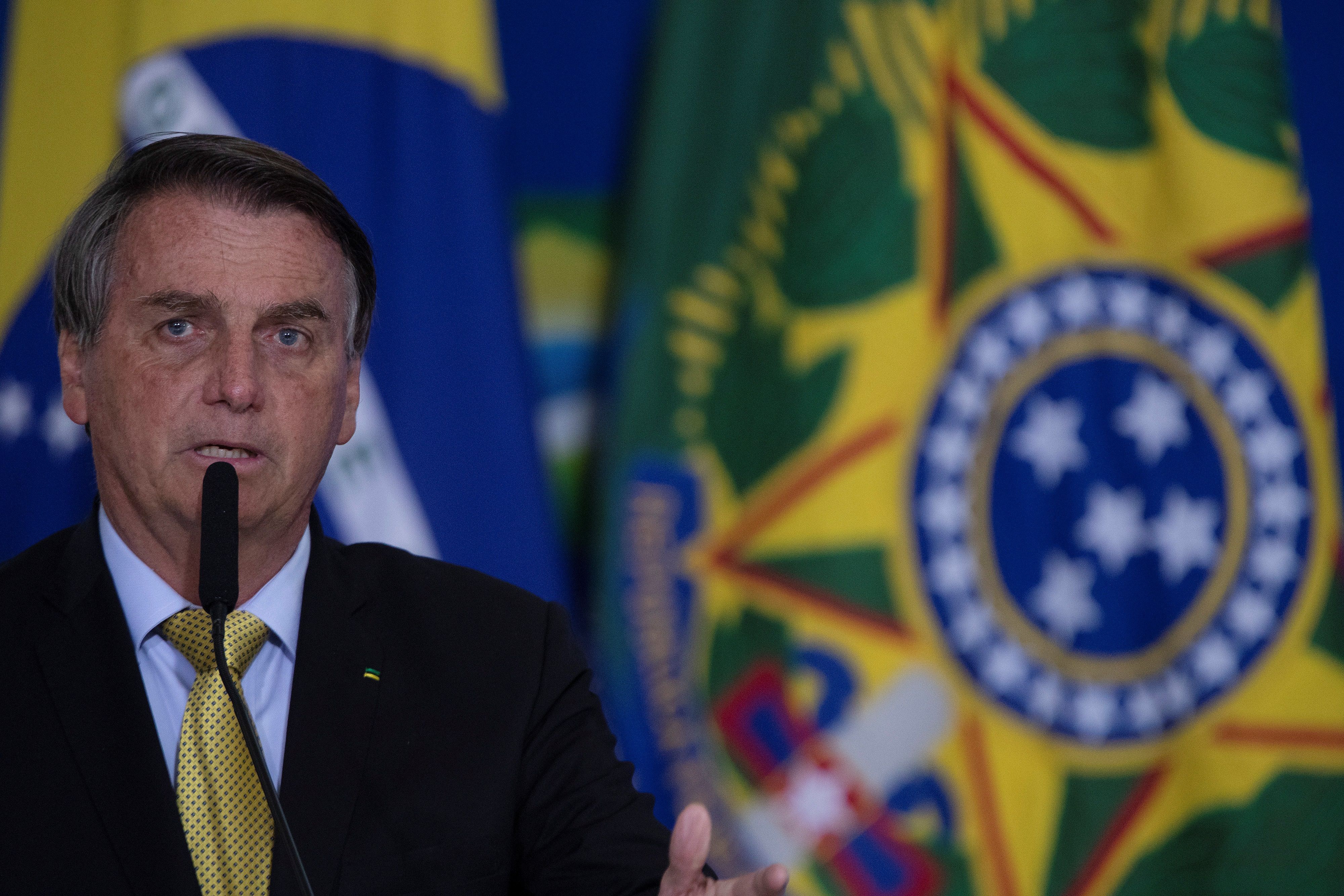 El presidente brasileño, Jair Bolsonaro. EFE/ Joedson Alves/Archivo 