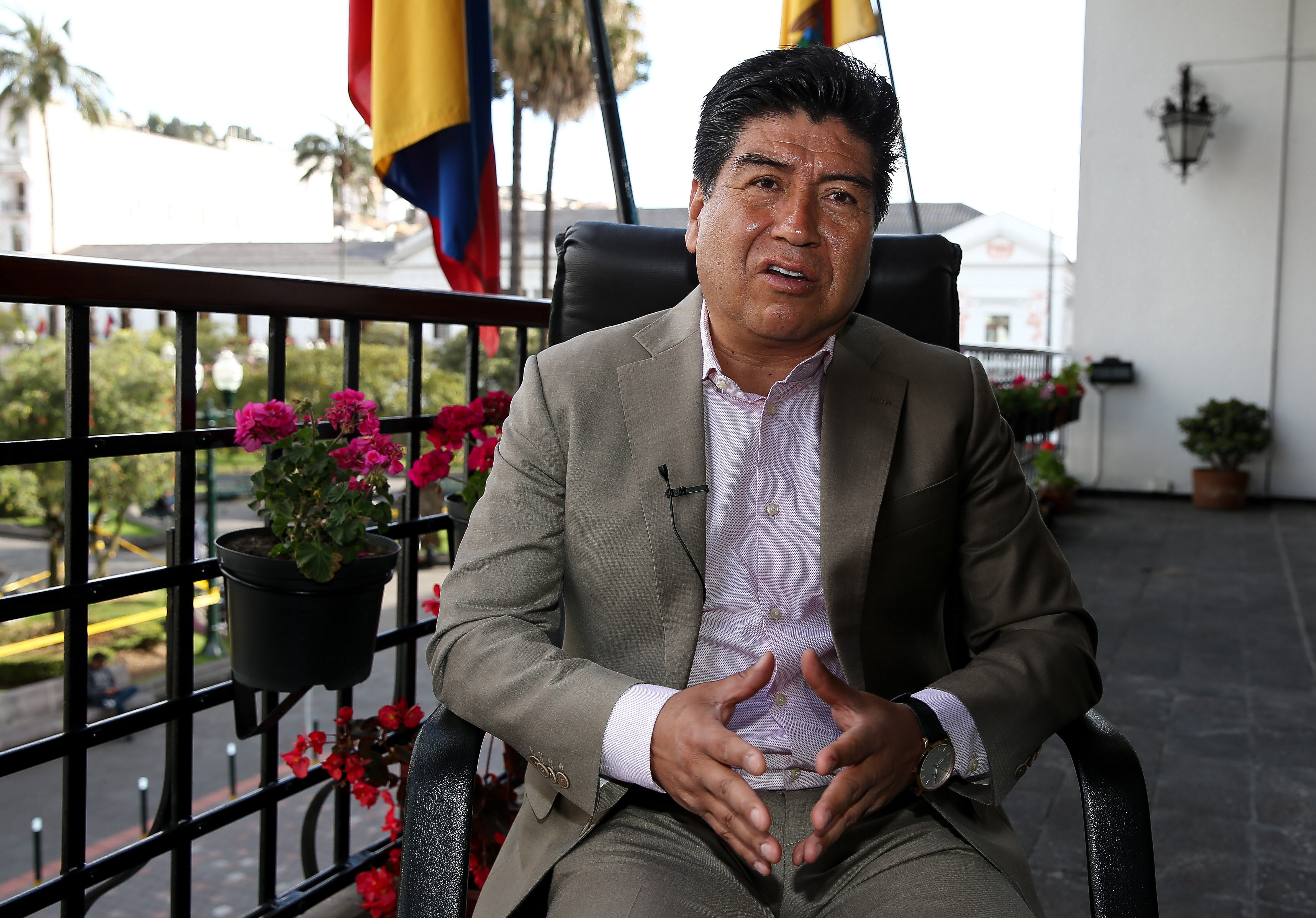 Imagen de archivo del alcalde de Quito, Jorge Yunda. EFE/ José Jácome /Archivo