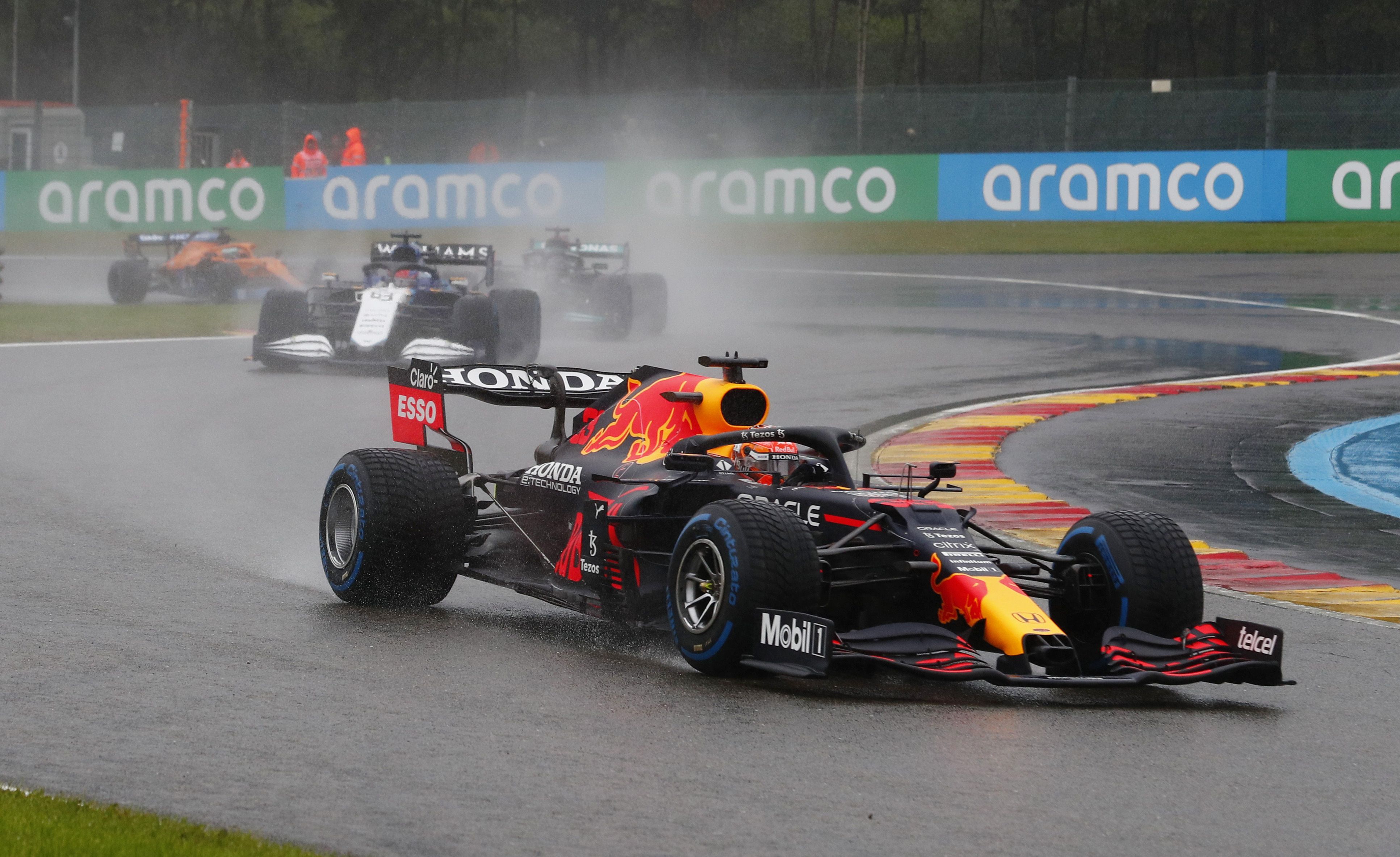 Max Verstappen fue el ganador de una carrera que no se corrió (REUTERS/Johanna Geron)