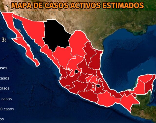 Mapa del coronavirus en México 14 de agosto: Colima, Zacatecas y Nayarit saturan camas con ventilador en hospitales