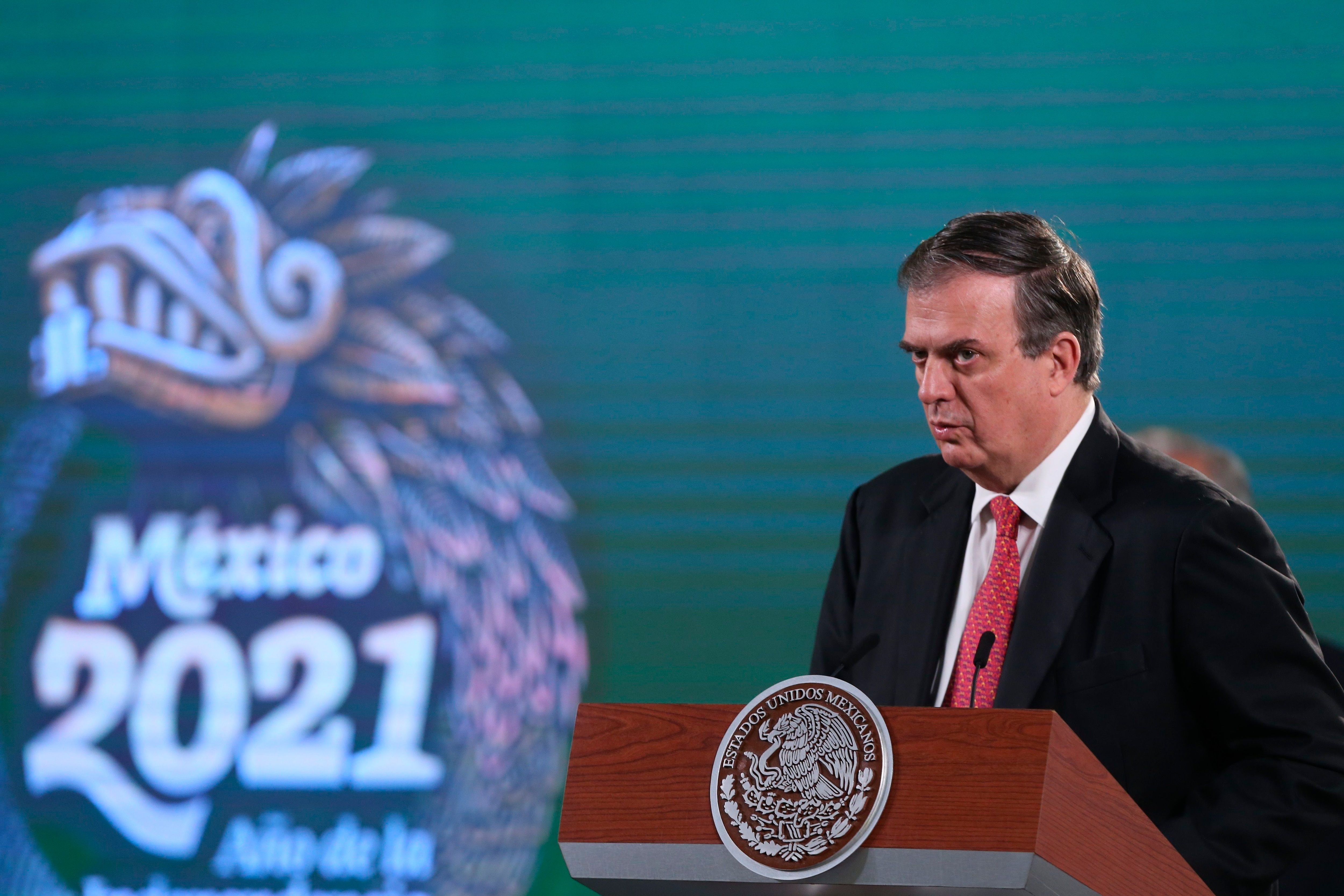Marcelo Ebrard descartó que cierre parcial de frontera con EEUU se extienda hasta 2022 (Foto: EFE/Sáshenka Gutiérrez/Archivo) 