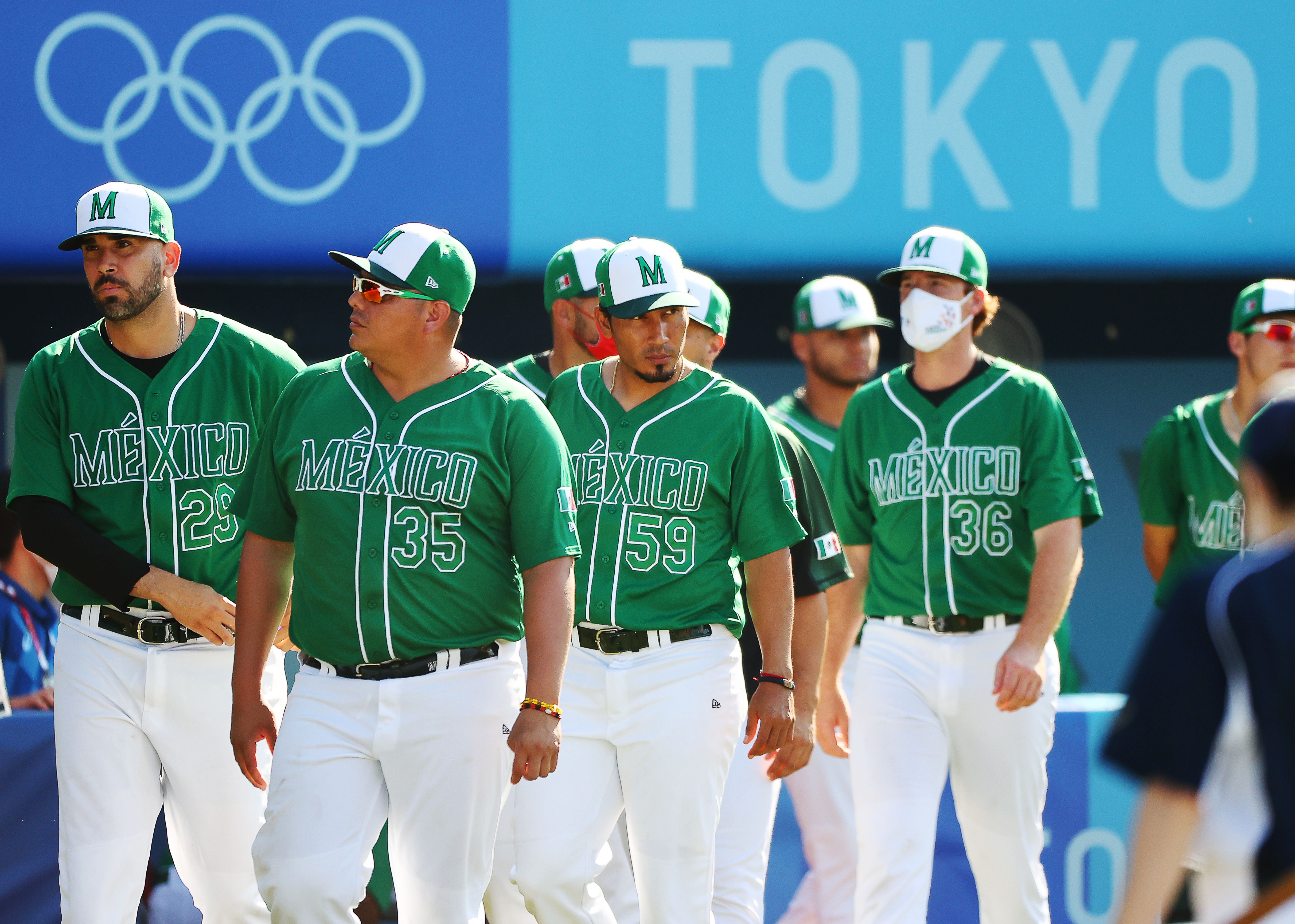México no pudo ganar en su paso por el torneo de Beisbol en los Juego Olímpicos de Tokio 2020 (Foto: Jorge Silva/REUTERS) 