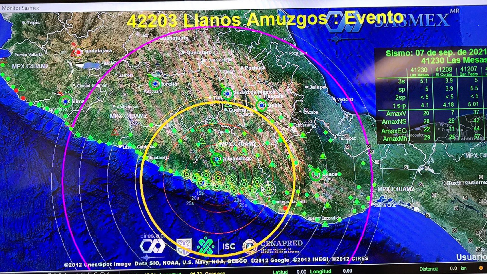 Sismo de 4.6 en la CDMX se origino en costas de Guerrero (Foto: Twitter / @C4UAM)