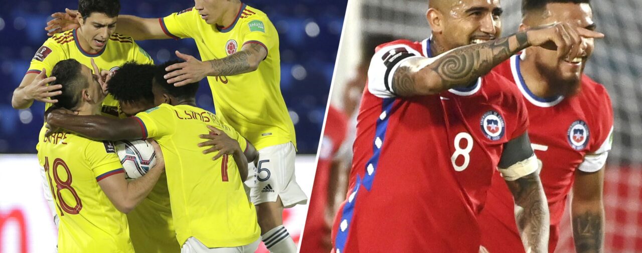 Colombia y Chile se medirán en Barranquilla con el objetivo de ganar para quedar dentro de los puestos de clasificación: hora, TV y formaciones