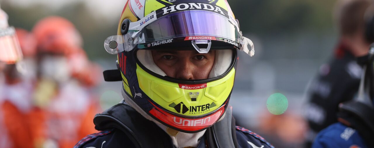 F1: Checo Pérez en el tercer lugar del Gran Premio de Italia
