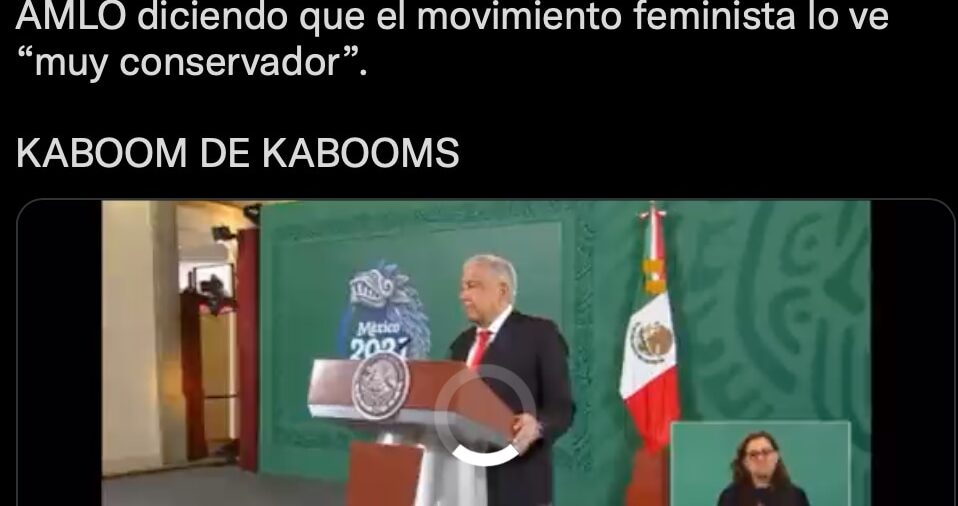 “Ideas de viejito”: Chumel Torres contra AMLO por declaraciones sobre feministas