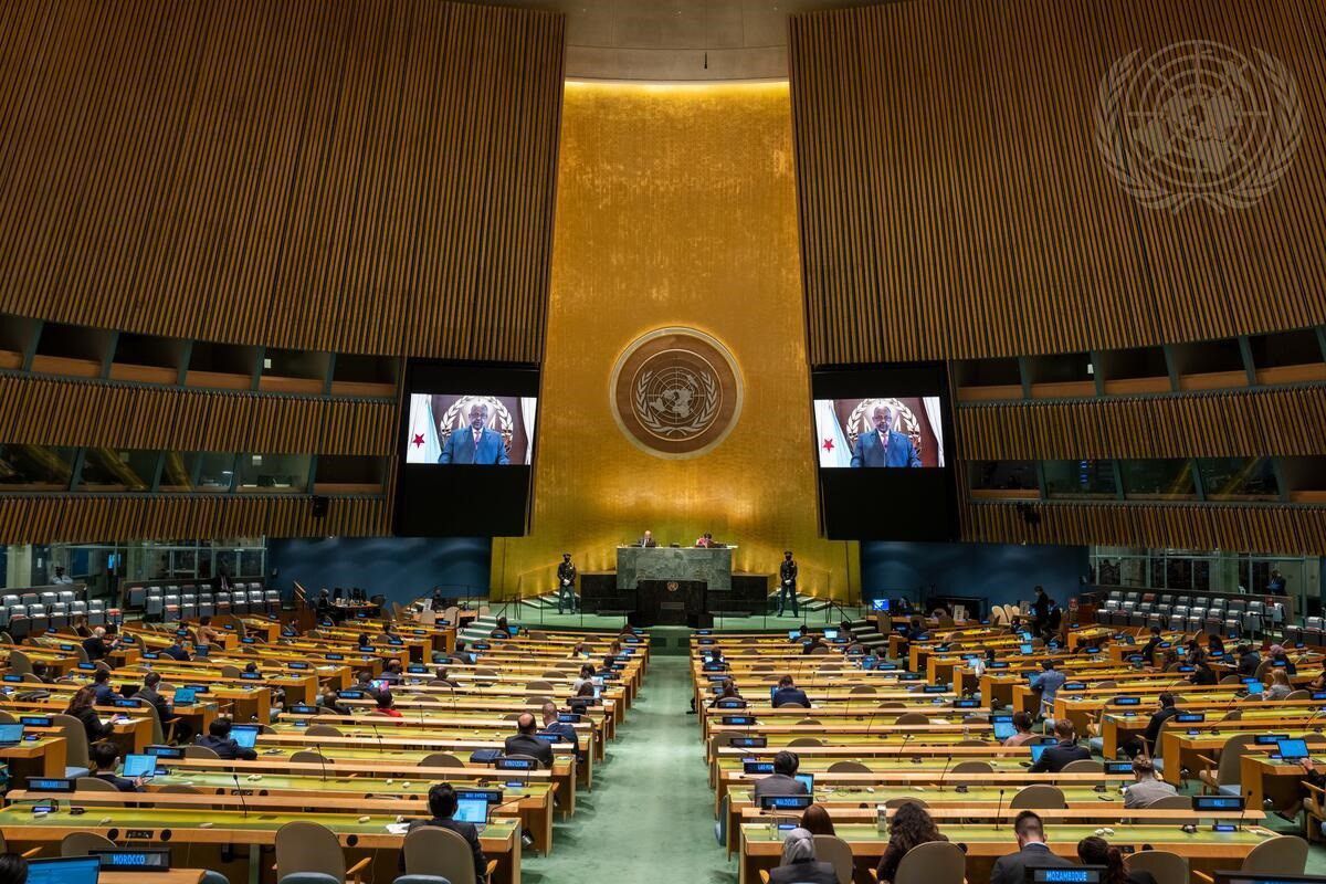 27-09-2021 ONU.- La Asamblea General de la ONU concluye sin intervenciones de Afganistán y Birmania. El debate de la 76º Asamblea General de Naciones Unidas ha concluido este lunes sin intervenciones de Afganistán ni de Birmania. POLITICA UN PHOTO / CIA PAK 