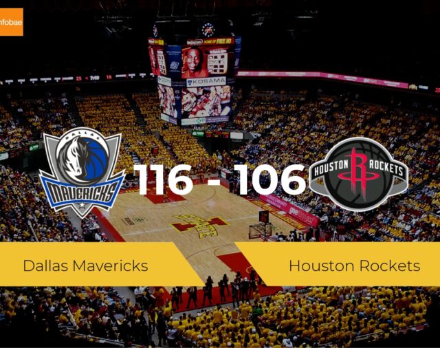 Dallas Mavericks se queda con la victoria frente a Houston Rockets por 116-106