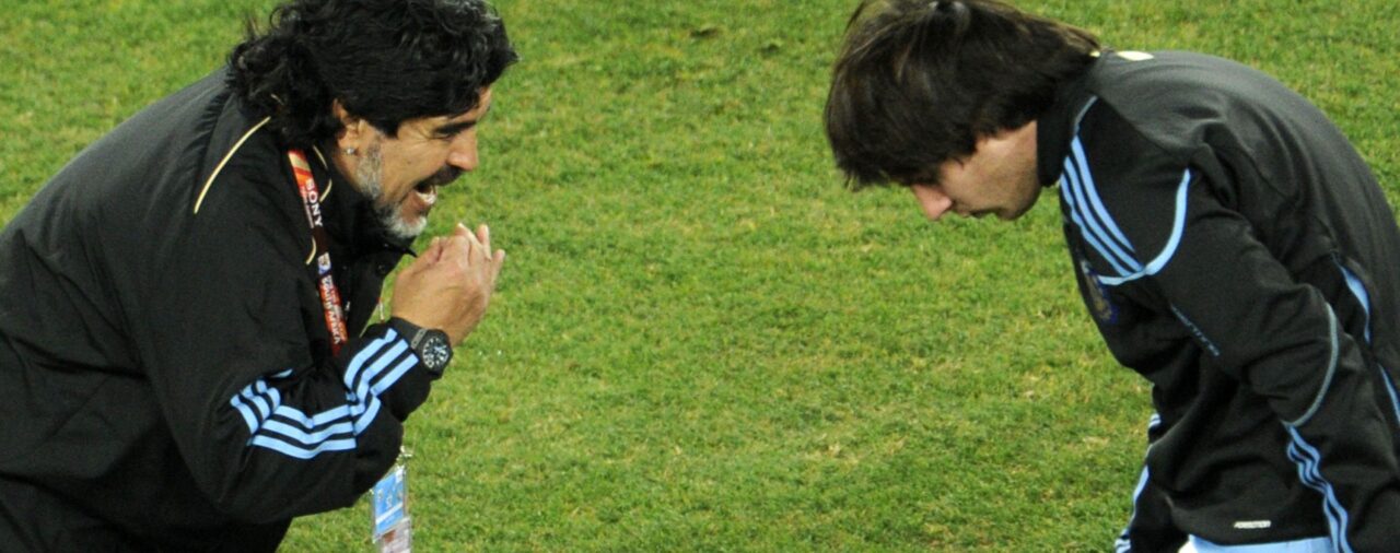 El emotivo posteo de Lionel Messi a un año de la muerte de Diego Maradona