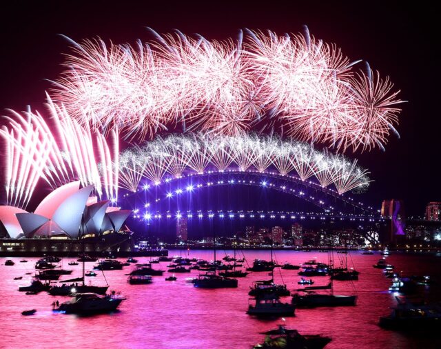 El mundo celebra la llegada del Año Nuevo 2022: así fueron los shows de luces en Australia y Nueva Zelanda