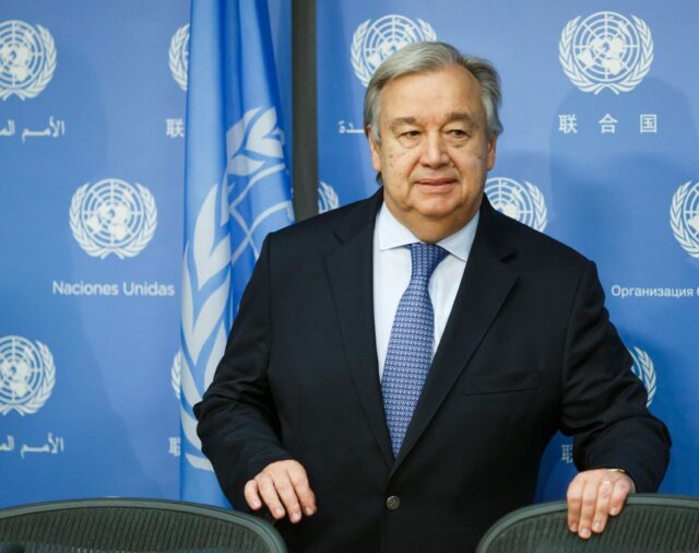 El secretario general de la ONU se autoconfinó tras estar en contacto con una persona que dio positivo de COVID-19