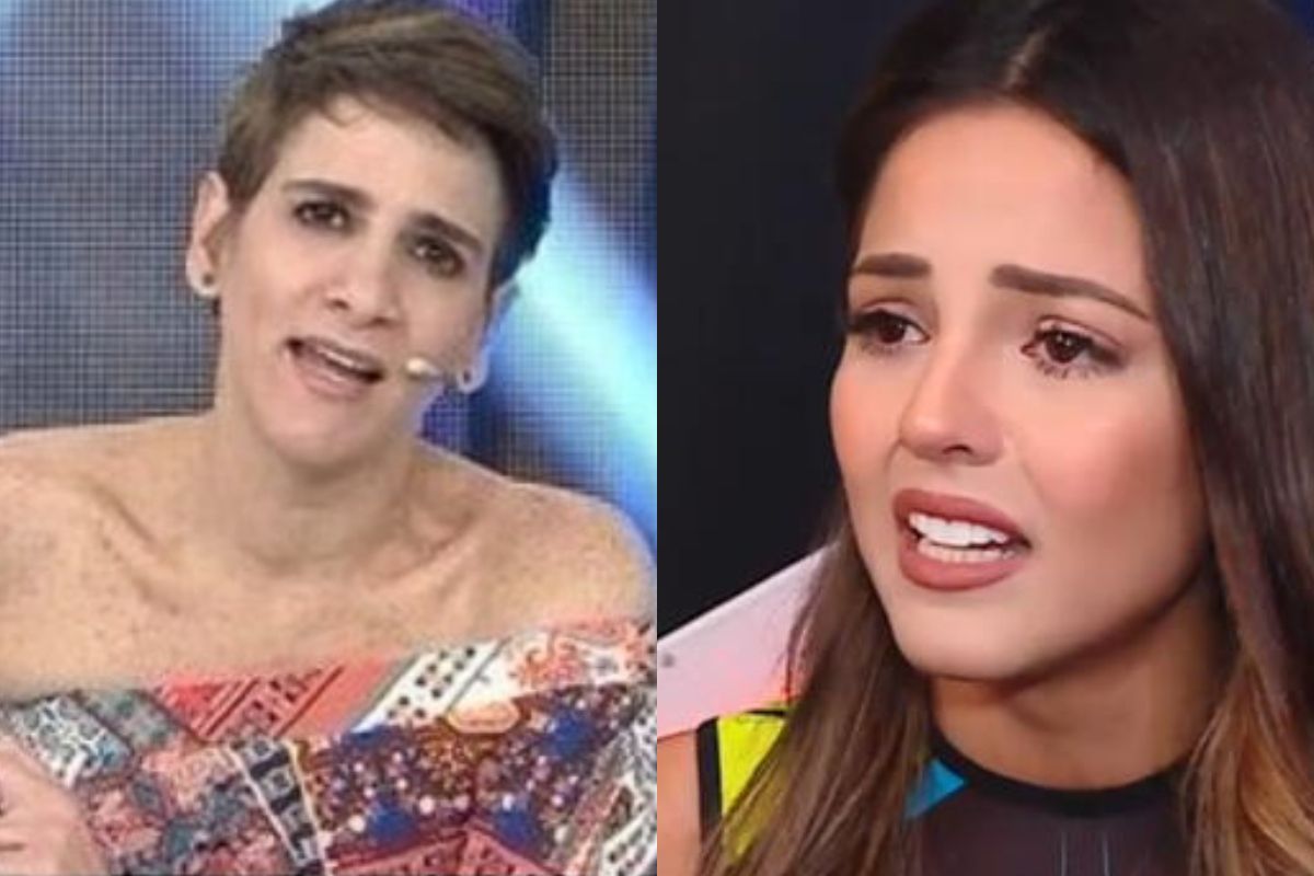 Gigi Mitre responde enojada a Luciana Fuster. (Foto: Latina/ América TV)