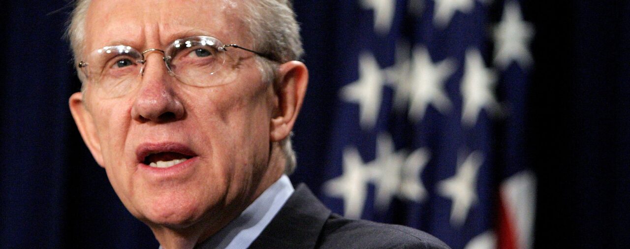 Murió el ex senador estadounidense Harry Reid a los 82 años