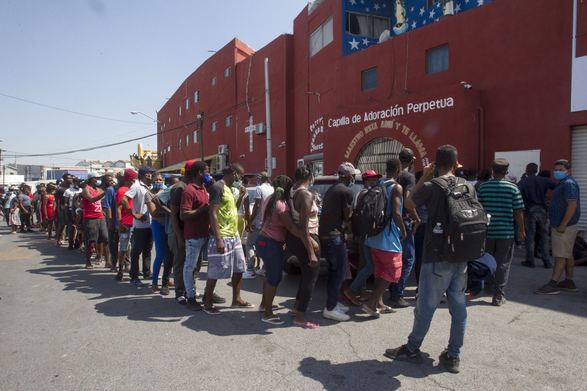 Migrantes haitianos Monterrey (Foto: Cuartoscuro)