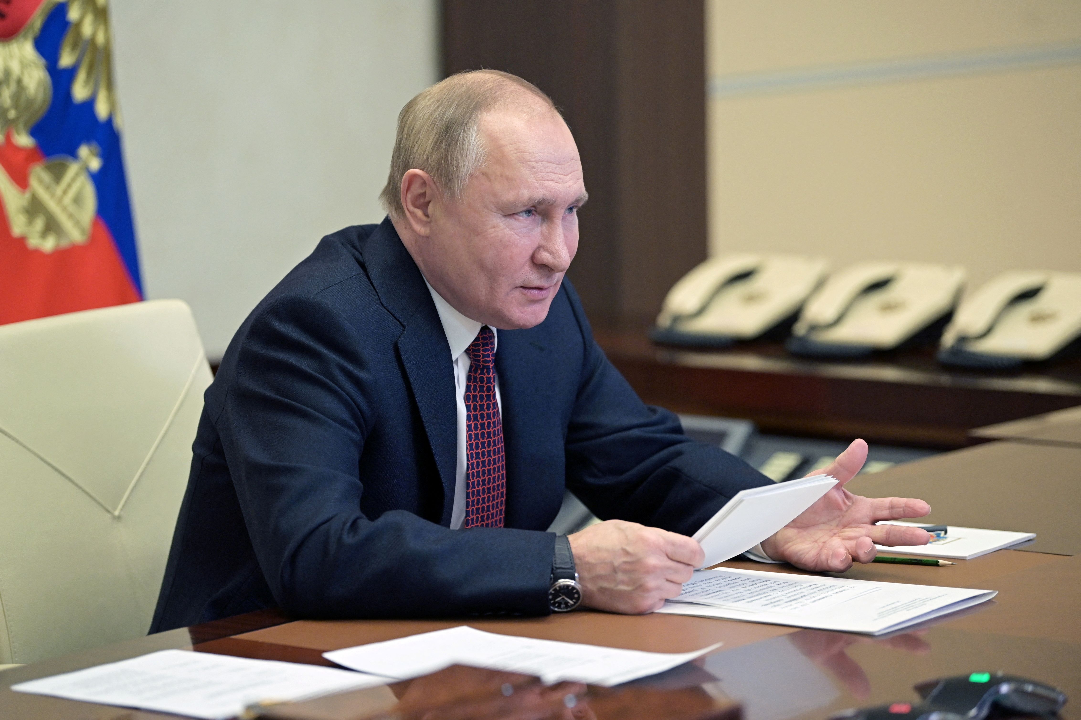 El presidente ruso Vladimir Putin (Sputnik/Aleksey Nikolskyi/Kremlin via REUTERS)