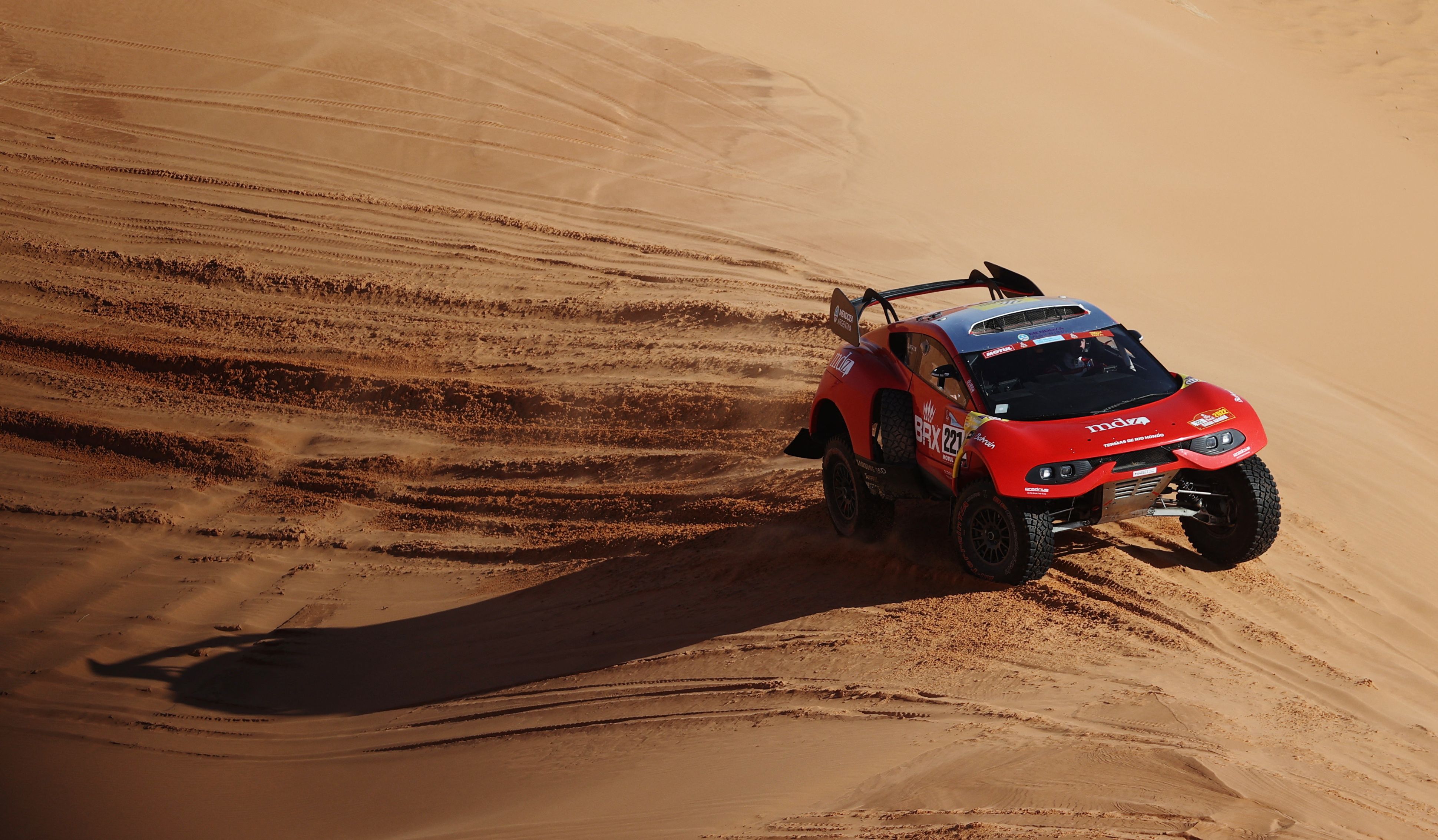 Orlando Terranova ganó una etapa en el Rally Dakar luego de ocho años (REUTERS/Hamad I Mohammed)