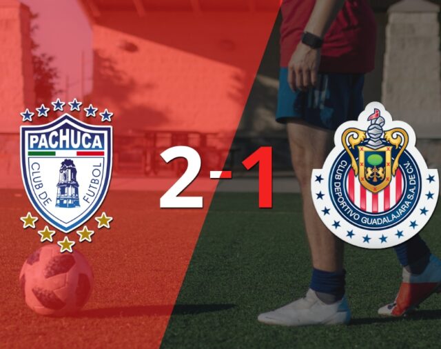 Pachuca consiguió una victoria en casa por 2 a 1 ante Chivas