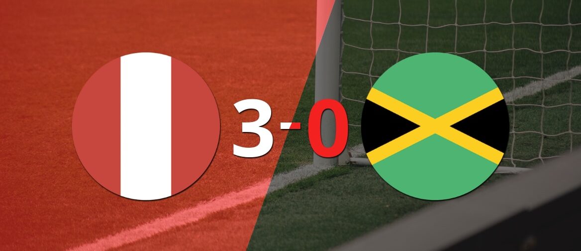 Perú liquidó en su casa a Jamaica por 3 a 0
