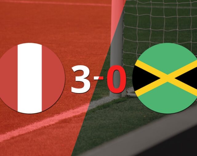 Perú liquidó en su casa a Jamaica por 3 a 0