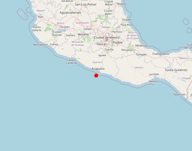 Se registró un sismo muy ligero en Acapulco