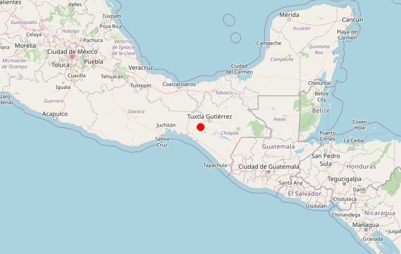 Un sismo muy ligero sacude Cintalapa