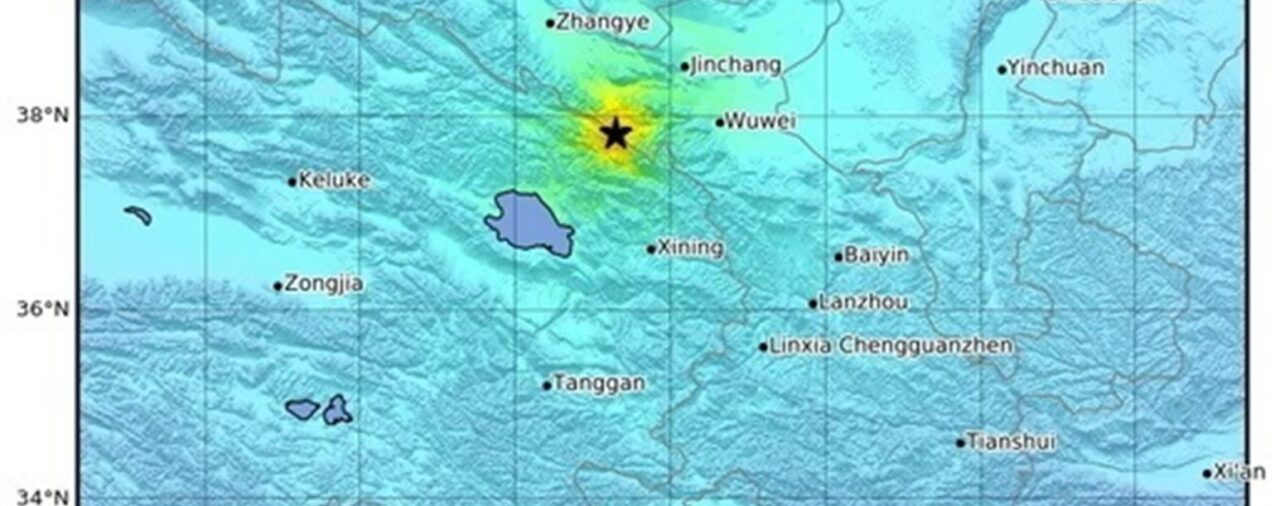 Un terremoto de 6,9 grados sacude la provincia china de Qinghai