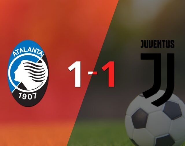 Atalanta y Juventus se reparten los puntos y empatan 1-1
