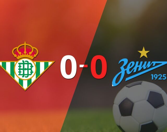 Betis y Zenit empataron sin goles