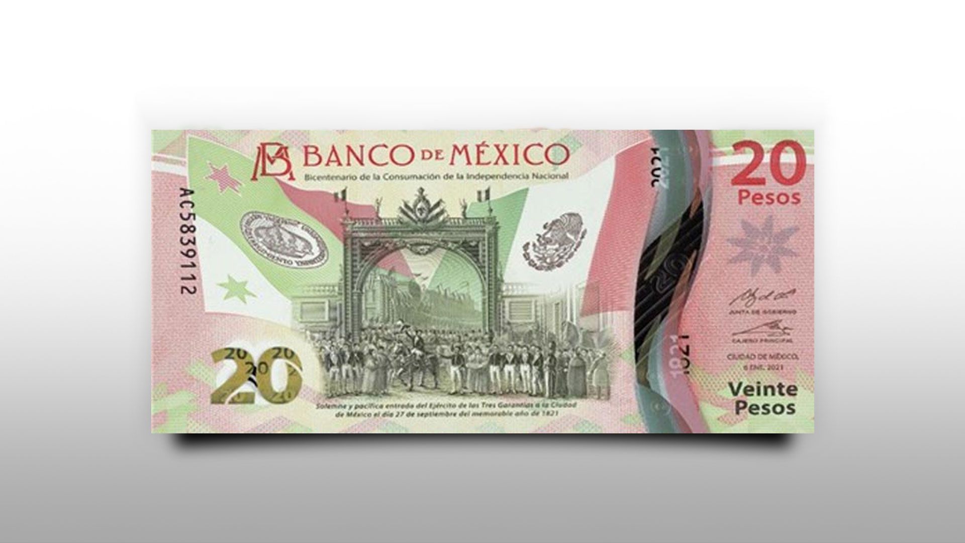 billete de 20 pesos, (Foto: Infobae)