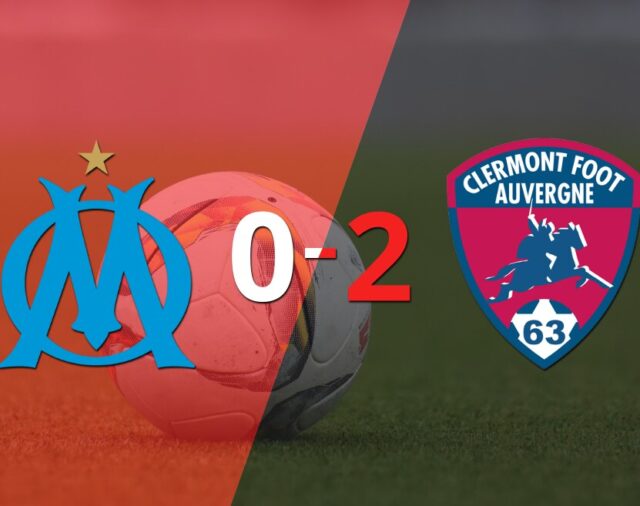 Clermont Foot, de visitante, derrotó 2-0 a Olympique de Marsella