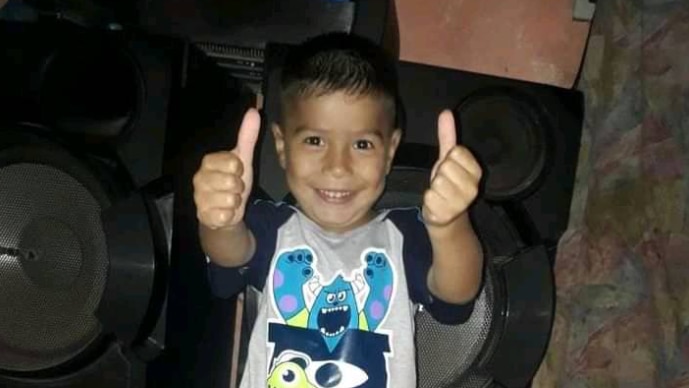 Tiago Melchori tenía 5 años. Lo mataron de un tiro en la puerta de su casa de Guaymallén, Mendoza