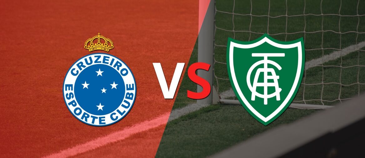 Termina el primer tiempo con una victoria para América-MG vs Cruzeiro por 2-0