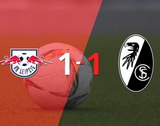 RB Leipzig y Friburgo se repartieron los puntos en un 1 a 1