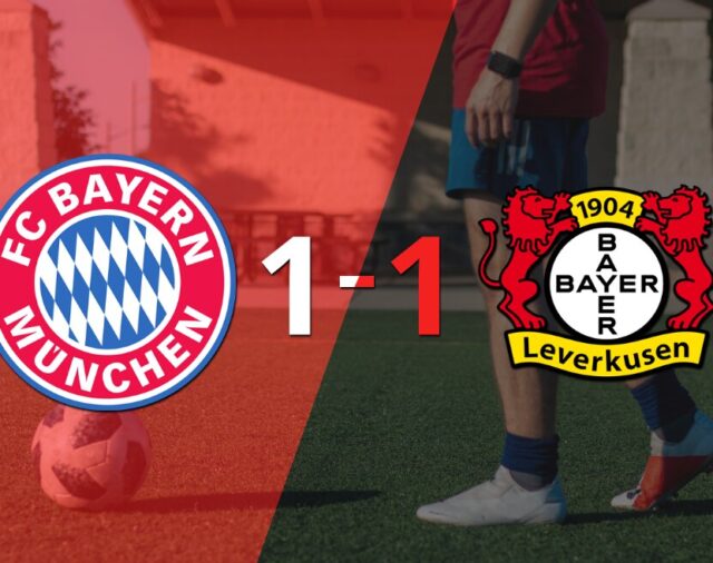 Reparto de puntos en el empate a uno entre Bayern Múnich y Bayer Leverkusen