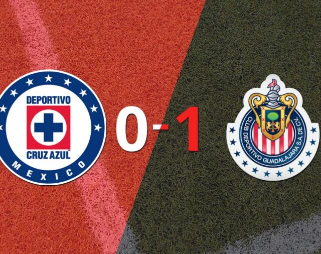 Chivas derrotó a Cruz Azul 1 a 0